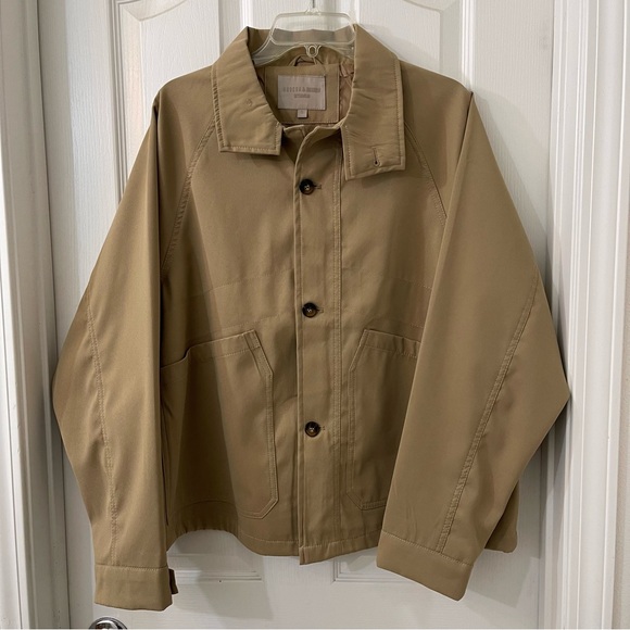 Hudson & Barrow Other - Hudson and Barrow Lightweight Oversized Tan Shirt Jacket - Mens: Small.